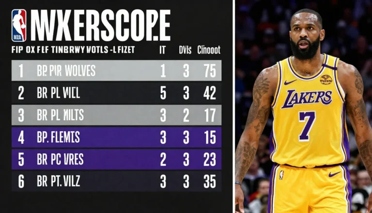 Lakers vs Timberwolves Match Player Stats