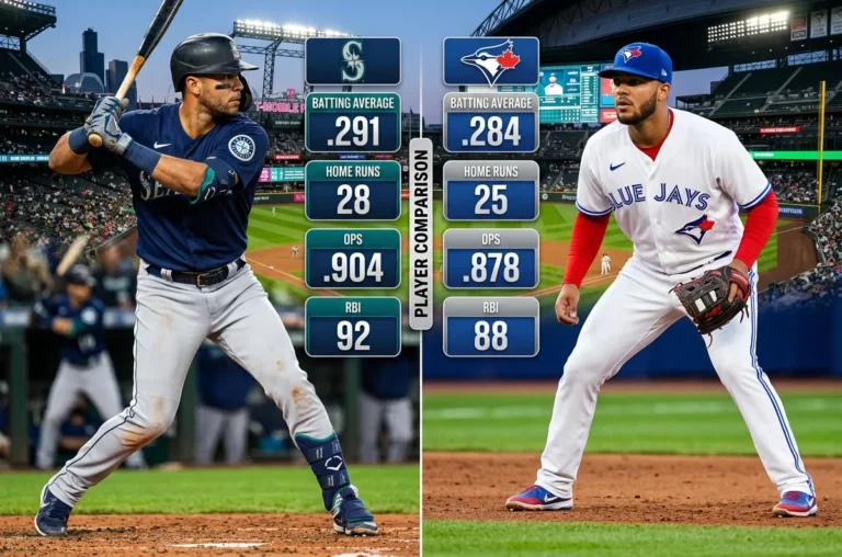 Seattle Mariners vs Toronto Blue Jays Player Stats