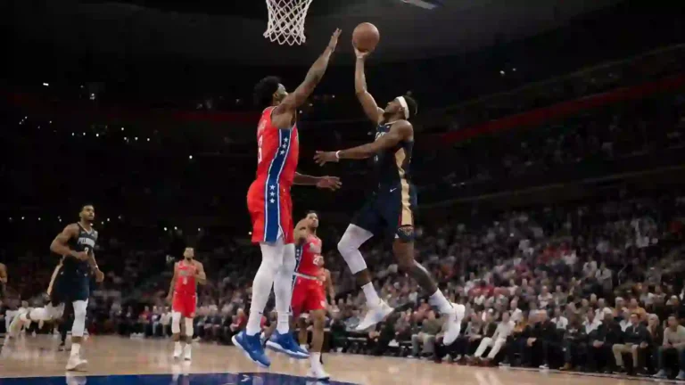 76ers vs New Orleans Pelicans Match Player Stats
