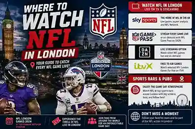 where to watch nfl in london