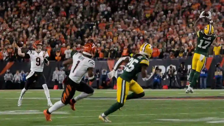 Bengals vs Green Bay Packers Match Player Stats