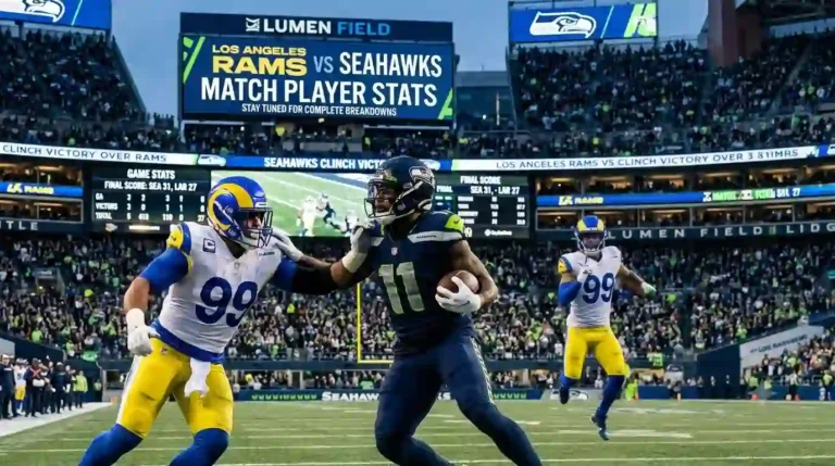 Los Angeles Rams Vs Seahawks Match Player Stats: