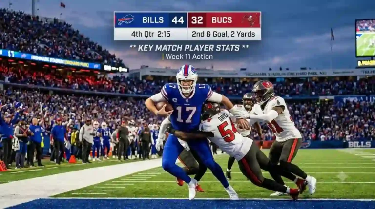 Tampa Bay Buccaneers vs Buffalo Bills Match Player Stats